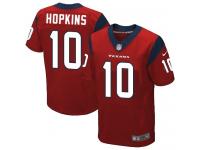 Men Nike NFL Houston Texans #10 DeAndre Hopkins Authentic Elite Red Jersey