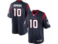 Men Nike NFL Houston Texans #10 DeAndre Hopkins Home Navy Blue Limited Jersey