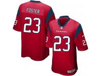 Men Nike NFL Houston Texans #23 Arian Foster Red Game Jersey
