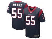 Men Nike NFL Houston Texans #55 Benardrick McKinney Authentic Elite Home Navy Blue Jersey