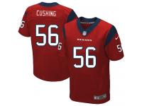 Men Nike NFL Houston Texans #56 Brian Cushing Authentic Elite Red Jersey
