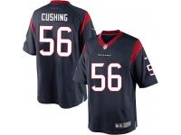 Men Nike NFL Houston Texans #56 Brian Cushing Home Navy Blue Limited Jersey