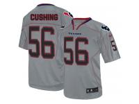 Men Nike NFL Houston Texans #56 Brian Cushing Lights Out Grey Limited Jersey