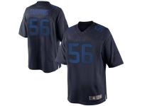 Men Nike NFL Houston Texans #56 Brian Cushing Navy Blue Drenched Limited Jersey