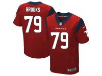 Men Nike NFL Houston Texans #79 Brandon Brooks Authentic Elite Red Jersey