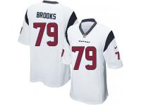 Men Nike NFL Houston Texans #79 Brandon Brooks Road White Game Jersey