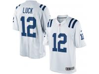 Men Nike NFL Indianapolis Colts #12 Andrew Luck Road White Limited Jersey