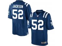 Men Nike NFL Indianapolis Colts #52 D'Qwell Jackson DQwell Jackson Home Royal Blue Limited Jersey