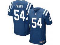 Men Nike NFL Indianapolis Colts #54 David Parry Authentic Elite Home Royal Blue Jersey