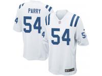 Men Nike NFL Indianapolis Colts #54 David Parry Road White Game Jersey