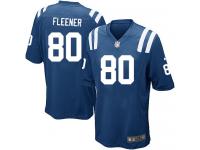 Men Nike NFL Indianapolis Colts #80 Coby Fleener Home Royal Blue Game Jersey