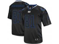 Men Nike NFL Indianapolis Colts #81 Andre Johnson Lights Out Black Limited Jersey