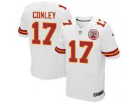 Men Nike NFL Kansas City Chiefs #17 Chris Conley Authentic Elite Road White Jersey