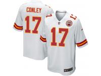 Men Nike NFL Kansas City Chiefs #17 Chris Conley Road White Game Jersey