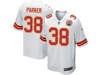 Men Nike NFL Kansas City Chiefs #38 Ron Parker Road White Game Jersey