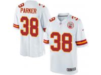 Men Nike NFL Kansas City Chiefs #38 Ron Parker Road White Limited Jersey