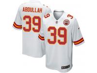Men Nike NFL Kansas City Chiefs #39 Husain Abdullah Road White Game Jersey