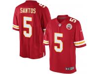 Men Nike NFL Kansas City Chiefs #5 Cairo Santos Home Red Limited Jersey