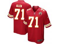 Men Nike NFL Kansas City Chiefs #71 Jeff Allen Home Red Game Jersey