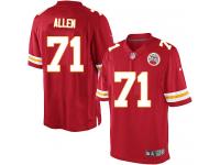 Men Nike NFL Kansas City Chiefs #71 Jeff Allen Home Red Limited Jersey