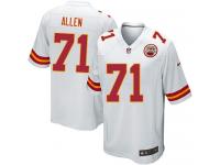Men Nike NFL Kansas City Chiefs #71 Jeff Allen Road White Game Jersey