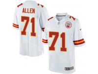 Men Nike NFL Kansas City Chiefs #71 Jeff Allen Road White Limited Jersey