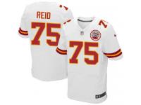 Men Nike NFL Kansas City Chiefs #75 Jah Reid Authentic Elite Road White Jersey
