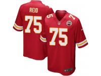 Men Nike NFL Kansas City Chiefs #75 Jah Reid Home Red Game Jersey