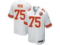 Men Nike NFL Kansas City Chiefs #75 Jah Reid Road White Game Jersey