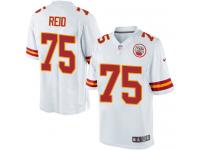 Men Nike NFL Kansas City Chiefs #75 Jah Reid Road White Limited Jersey