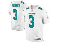 Men Nike NFL Miami Dolphins #3 Andrew Franks Authentic Elite Road White Jersey