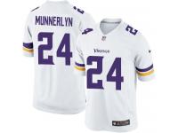 Men Nike NFL Minnesota Vikings #24 Captain Munnerlyn Road White Limited Jersey