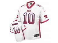 Men Nike NFL New York Giants #10 Eli Manning White Drift Fashion Limited Jersey