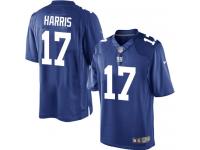 Men Nike NFL New York Giants #17 Dwayne Harris Home Royal Blue Limited Jersey