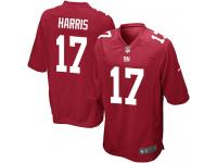 Men Nike NFL New York Giants #17 Dwayne Harris Red Game Jersey