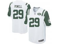 Men Nike NFL New York Jets #29 Bilal Powell Road White Game Jersey