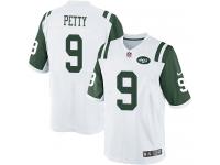 Men Nike NFL New York Jets #9 Bryce Petty Road White Limited Jersey