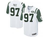 Men Nike NFL New York Jets #97 Calvin Pace Road White Game Jersey