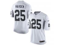 Men Nike NFL Oakland Raiders #25 D.J.Hayden Road White Limited Jersey