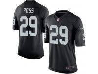 Men Nike NFL Oakland Raiders #29 Brandian Ross Home Black Limited Jersey