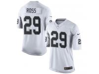 Men Nike NFL Oakland Raiders #29 Brandian Ross Road White Limited Jersey