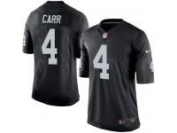 Men Nike NFL Oakland Raiders #4 Derek Carr Home Black Limited Jersey