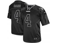 Men Nike NFL Oakland Raiders #4 Derek Carr Lights Out Black Limited Jersey