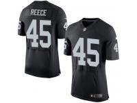 Men Nike NFL Oakland Raiders #45 Marcel Reece Authentic Elite Home Black Jersey