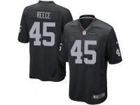 Men Nike NFL Oakland Raiders #45 Marcel Reece Home Black Game Jersey