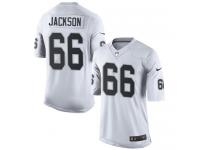 Men Nike NFL Oakland Raiders #66 Gabe Jackson Road White Limited Jersey