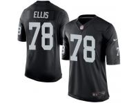 Men Nike NFL Oakland Raiders #78 Justin Ellis Home Black Limited Jersey