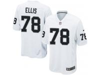 Men Nike NFL Oakland Raiders #78 Justin Ellis Road White Game Jersey