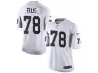 Men Nike NFL Oakland Raiders #78 Justin Ellis Road White Limited Jersey