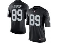 Men Nike NFL Oakland Raiders #89 Amari Cooper Home Black Limited Jersey